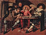 Dirck Hals Merry Party in a Tavern painting